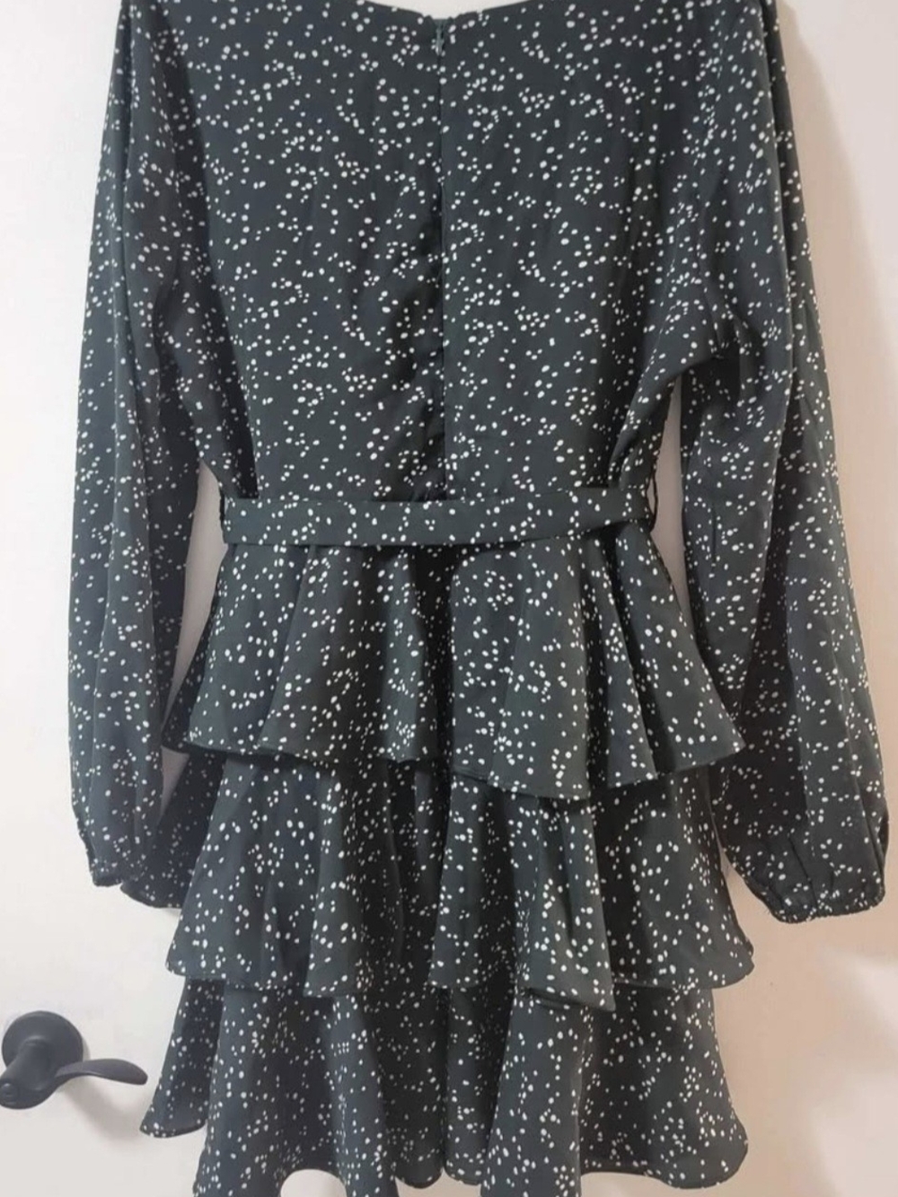 She + Sky Forest Green Top with White Speckle
